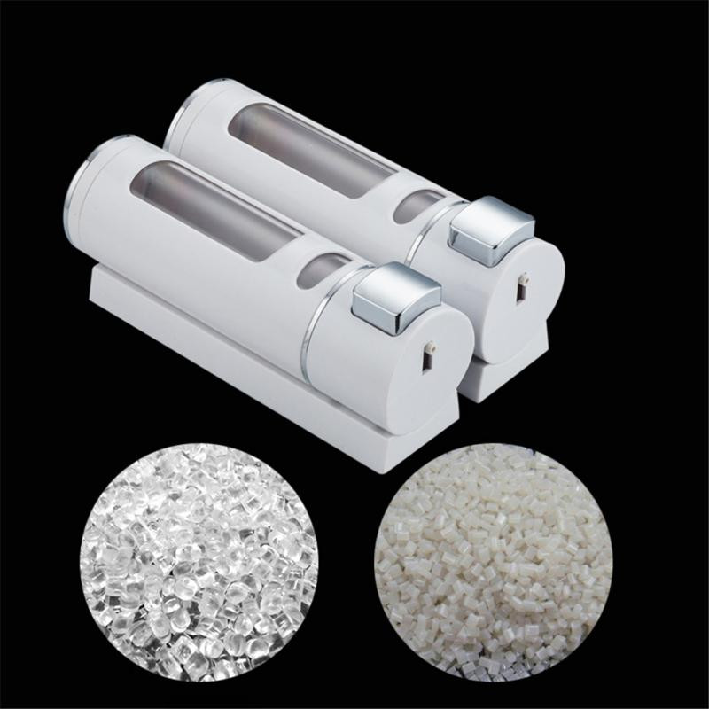 350 ml Falra szerelhető sampon szappanadagoló tartozékok Fürdőszoba zuhany Manuális Folyékony Lotion Pumpa habszappan adagoló