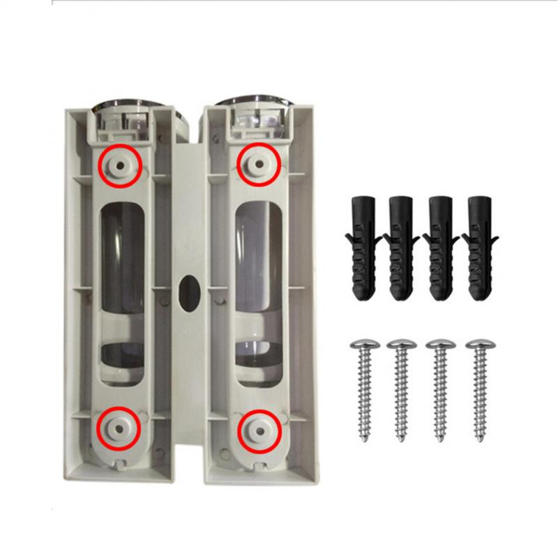 350 ml Falra szerelhető sampon szappanadagoló tartozékok Fürdőszoba zuhany Manuális Folyékony Lotion Pumpa habszappan adagoló