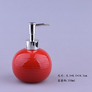 Kūrybinis keramikinis dušo želė buteliukas, lengvas prabangus buitinis muilo dozatorius, vonios kambario aksesuarai, vonios kambario dekoravimo priedai