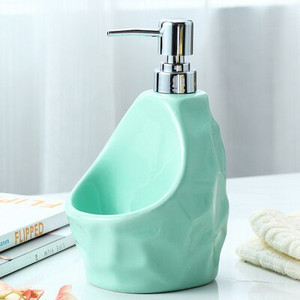 Kūrybinis keramikinis dušo želė buteliukas, lengvas prabangus buitinis muilo dozatorius, vonios kambario aksesuarai, vonios kambario dekoravimo priedai