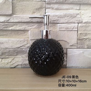 Kūrybinis keramikinis dušo želė buteliukas, lengvas prabangus buitinis muilo dozatorius, vonios kambario aksesuarai, vonios kambario dekoravimo priedai