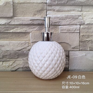 Kūrybinis keramikinis dušo želė buteliukas, lengvas prabangus buitinis muilo dozatorius, vonios kambario aksesuarai, vonios kambario dekoravimo priedai