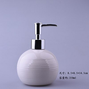 Kūrybinis keramikinis dušo želė buteliukas, lengvas prabangus buitinis muilo dozatorius, vonios kambario aksesuarai, vonios kambario dekoravimo priedai