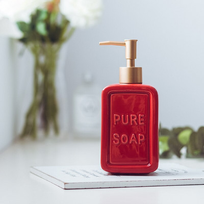 470 ml skysto muilo dozatorius Keraminis šampūnas rankų dezinfekavimo pompos buteliukas virtuvės vonios kambario reikmenys lauko kelionių buteliukas