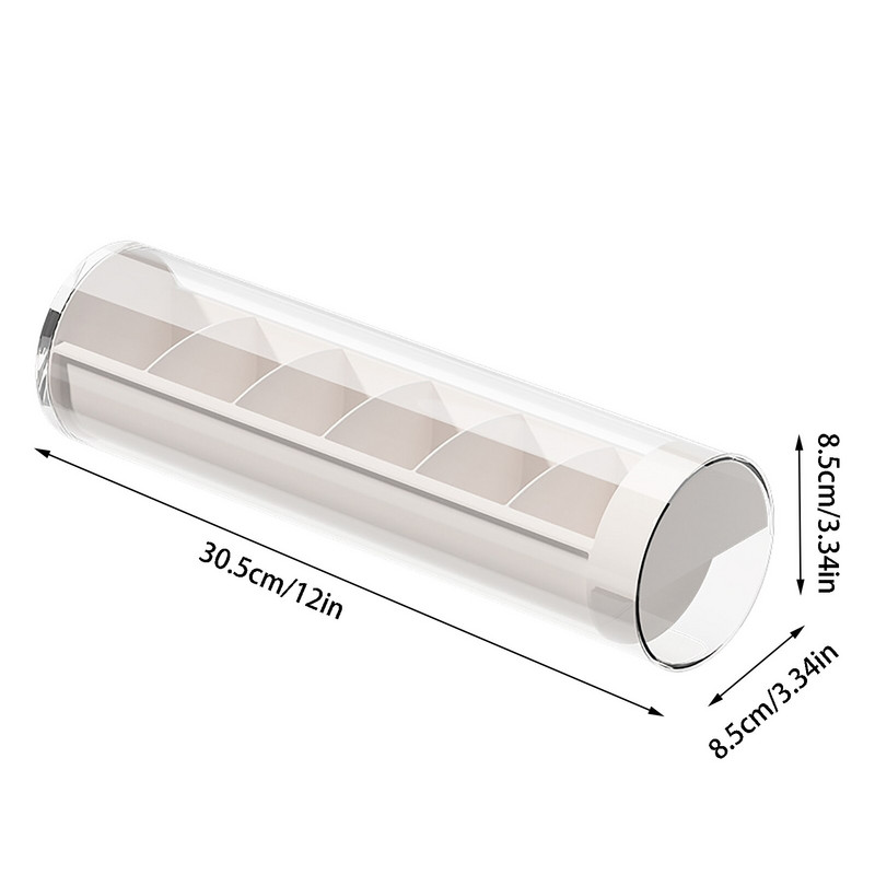 Spintos tvarkyklės laikymo dėžutė su skaidriu dangteliu sulankstomas apatinis trikotažas.