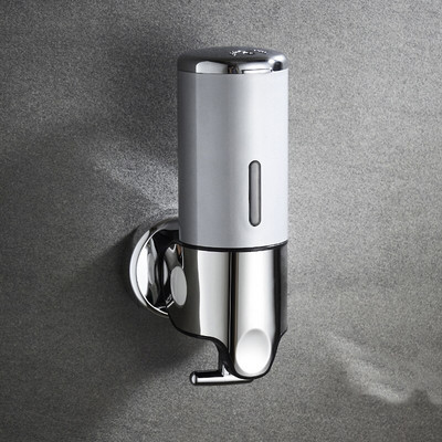 500 ml prabangus skysto muilo dozatorius prie sienos tvirtinamas ABS galvanizuoto šampūno dozatorius, du montuojami vonios kambario priedai