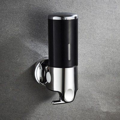 500 ml prabangus skysto muilo dozatorius prie sienos tvirtinamas ABS galvanizuoto šampūno dozatorius, du montuojami vonios kambario priedai