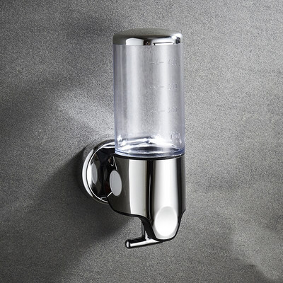 500 ml prabangus skysto muilo dozatorius prie sienos tvirtinamas ABS galvanizuoto šampūno dozatorius, du montuojami vonios kambario priedai