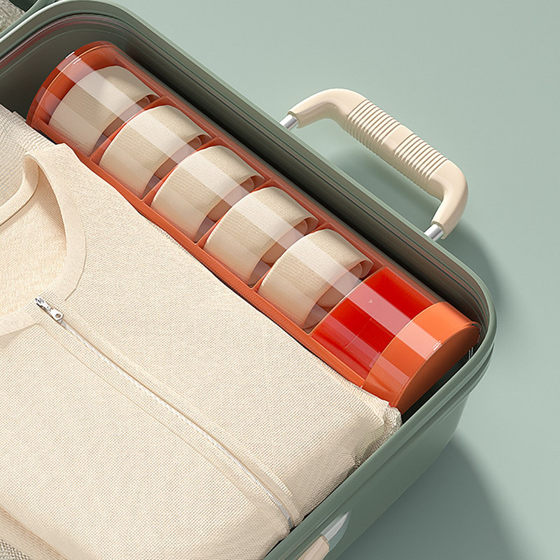 Szekrényrendező tárolódoboz átlátszó borítással összehajtható fehérnemű Szervezők Tárolóelválasztók Fiókrendező Ruhák