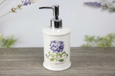 380 ml-es kerámia fürdőszobai kiegészítők tusfürdős flakon konyhába Romantic House szappanadagoló kézfertőtlenítő palack Lotion palack