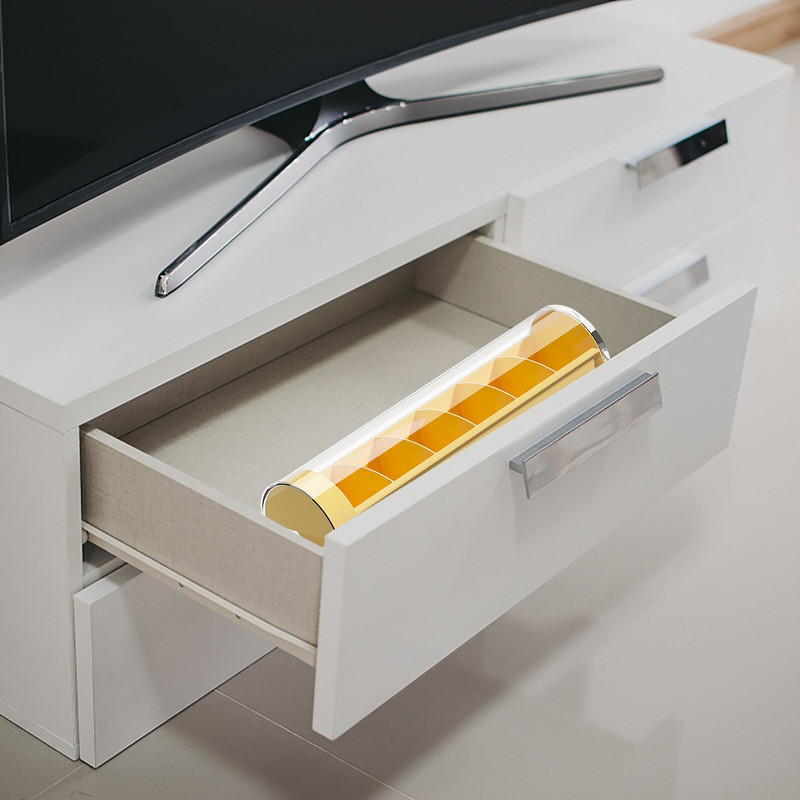 Szekrényrendező tárolódoboz átlátszó borítással összehajtható fehérnemű Szervezők Tárolóelválasztók Fiókrendező Ruhák