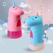 Kaasaskantav automaatne vedelseebi dosaator lastele Köök Vannituba Puutevaba nutikas induktsioonvahutav kätepuhastusvahendi dosaator