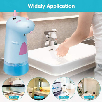 Преносим автоматичен дозатор за течен сапун за детска кухня, баня, безконтактен интелигентен индукционен дозатор за дезинфектант за ръце с пяна
