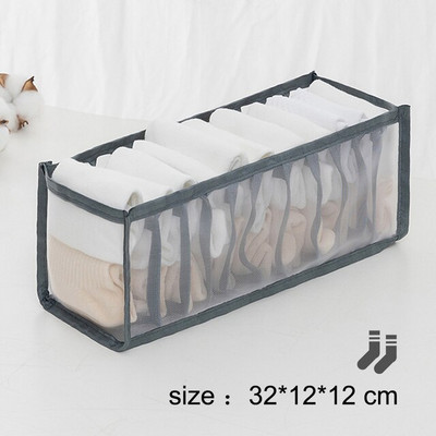 Ruhatároló doboz Szekrény elválasztó rendszerezők Fiókelválasztó Szervező Rekesz dobozok fehérneműhöz Farmer zokni melltartó Ruha