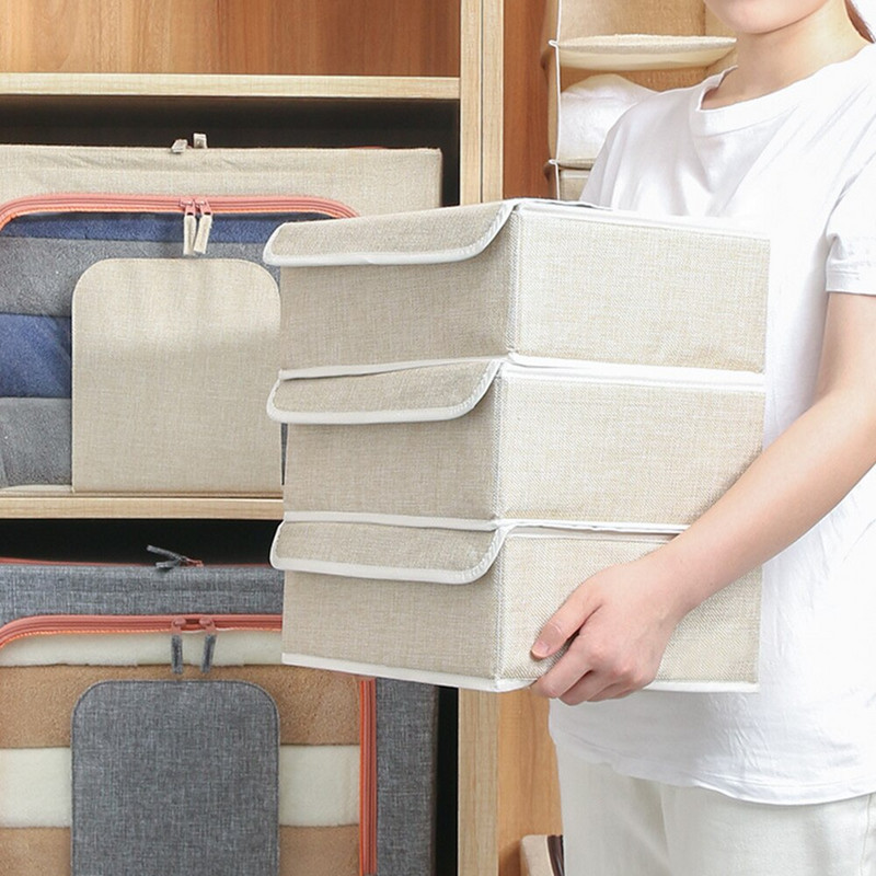 Fehérnemű Tároló doboz Összehajtható fiók Szervező fehérneműhöz Zokni Rövidnadrág Melltartó Otthoni Szekrény Ruha Rendszerező Mosható