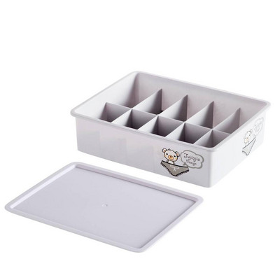 OTHERHOUSE Női Férfi Fehérnemű Szervező tároló doboz tok fedő fiókkal Szekrény Rendező Sálak Zokni Melltartók