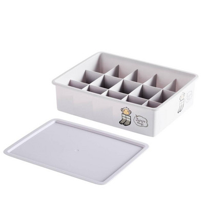 OTHERHOUSE Női Férfi Fehérnemű Szervező tároló doboz tok fedő fiókkal Szekrény Rendező Sálak Zokni Melltartók