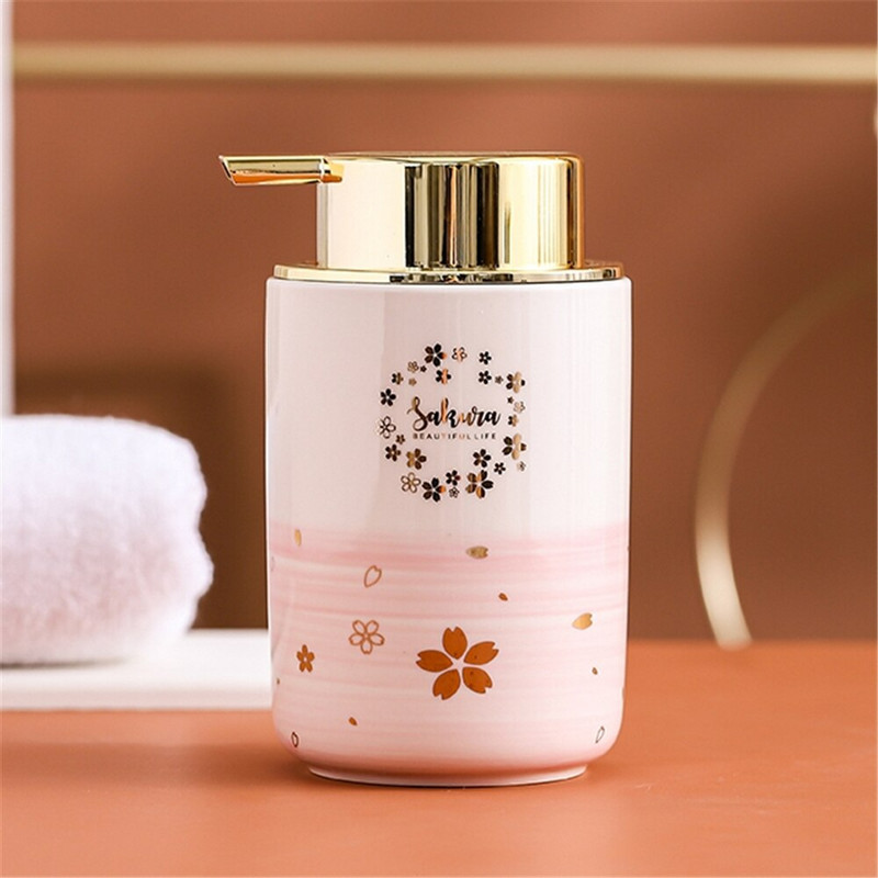 400 ml putojantis muilo dozatorius vonios kambario rankų dezinfekavimo priemonė dušo želė Šampūno buteliukas Šiaurės keramikos tuščias pildymas Sandėliavimas Subbuteliai