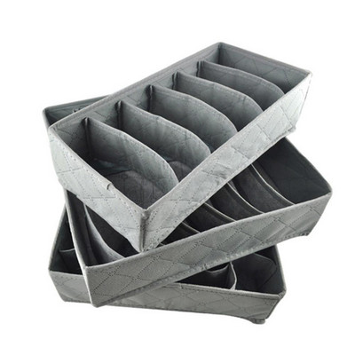 3 db/Szett Több méretű fehérnemű melltartó tároló doboz táskák rendező fiókos szekrény rendező dobozok fehérneműhöz, sálhoz, zoknihoz, melltartóhoz