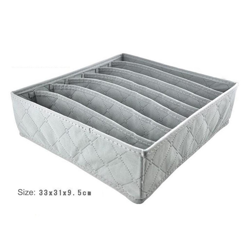 3 db/Szett Több méretű fehérnemű melltartó tároló doboz táskák rendező fiókos szekrény rendező dobozok fehérneműhöz, sálhoz, zoknihoz, melltartóhoz