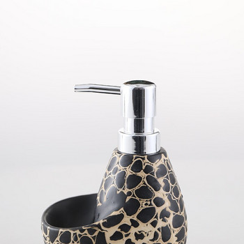 Vintage Leopard Print Ceramic Soap Dispenser Liquid Lotion Μπουκάλι σαπούνι Απολυμαντικό χεριών Αποθήκευση Φορητό μπουκάλι αφρόλουτρο 35