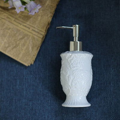 WHYOU Keramičke boce za tekući sapun Dozatori za emulzije Boce od lateksa Kupaonski pribor Set za vjenčanje