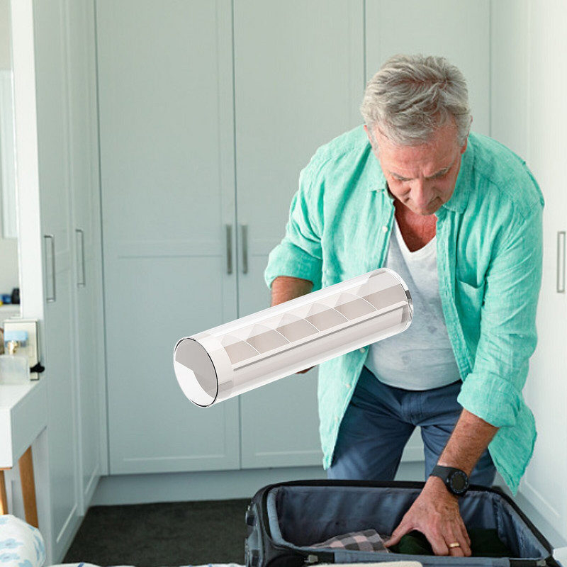 Spintos tvarkyklės laikymo dėžutė su skaidriu dangteliu sulankstomas apatinis trikotažas.