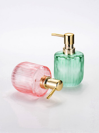 WHYOU 1Pcs Cute Glass Bottle Hand Washing Liquid Emulsion Dispenser Ρετρό μπουκάλι Διακόσμηση μπάνιου Αξεσουάρ Δώρα