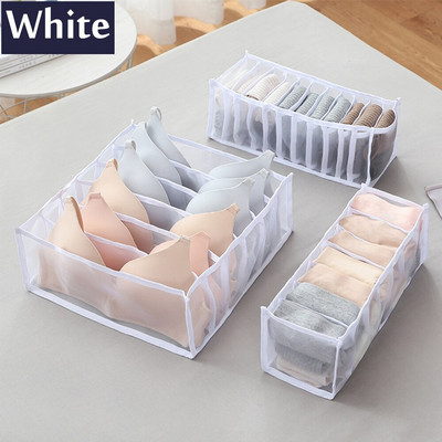 3 komada Organizator za ormar za spavaonice, Odvojena kutija za pohranu, Organizator za ladice, Organizatori za kućanske ormare za donje rublje, Čarape, Grudnjak