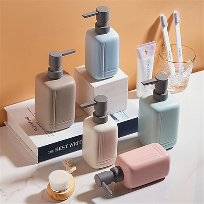 300 ml 450 ml keraminio muilo dozatorius Nordic vonios kambario šampūno buteliukai Home Hotel Refill Tuščias plaukų kondicionieriaus buteliukas