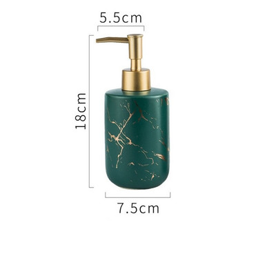 Vonios dozatoriai Keraminiai losjono buteliukai marmurinio rašto rankų dezinfekavimo priemonės dušo želė buteliukas muilo dozatorius vonios kambario priedai