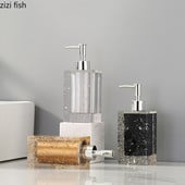 Simple Resin sampon kézfertőtlenítő flakon hordozható testápoló palack otthoni fürdőszobai kiegészítők balzsam szappanadagoló