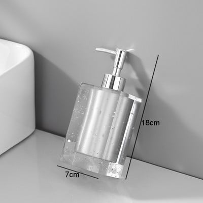 Simple Resin sampon kézfertőtlenítő flakon hordozható testápoló palack otthoni fürdőszobai kiegészítők balzsam szappanadagoló