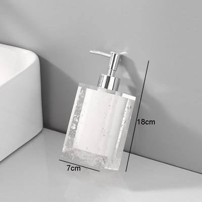 Simple Resin sampon kézfertőtlenítő flakon hordozható testápoló palack otthoni fürdőszobai kiegészítők balzsam szappanadagoló