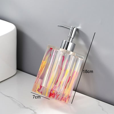 Simple Resin sampon kézfertőtlenítő flakon hordozható testápoló palack otthoni fürdőszobai kiegészítők balzsam szappanadagoló