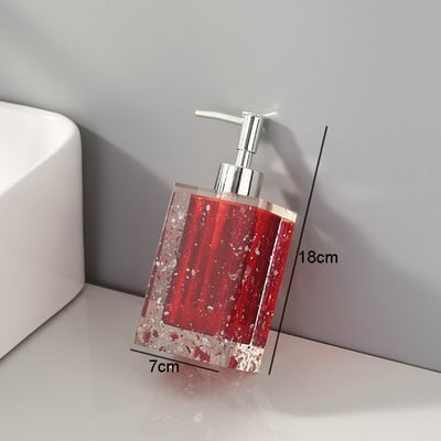 Simple Resin sampon kézfertőtlenítő flakon hordozható testápoló palack otthoni fürdőszobai kiegészítők balzsam szappanadagoló