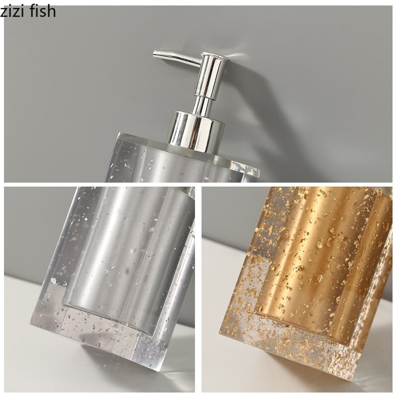 Simple Resin sampon kézfertőtlenítő flakon hordozható testápoló palack otthoni fürdőszobai kiegészítők balzsam szappanadagoló