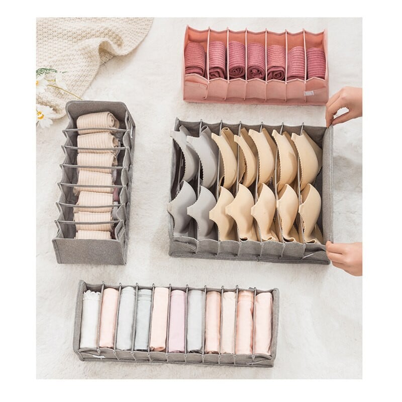 Apatiniai drabužiai Liemenėlė Organizatorius Dėžutė Stalčius Spinta Organizatoriai Skirstytuvai Dėžutės apatiniams Šalikai Kojinės Liemenėlės Karštas Išpardavimas Praktiškas