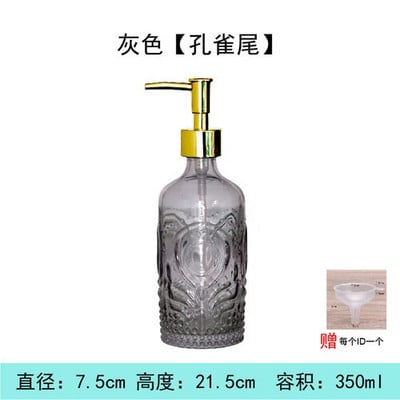 MIÉRT 1 darabos üvegpalack kézmosó folyékony emulziós szappanadagoló Retro fürdőszobai dekorációs kiegészítők