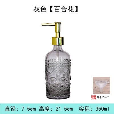 MIÉRT 1 darabos üvegpalack kézmosó folyékony emulziós szappanadagoló Retro fürdőszobai dekorációs kiegészítők