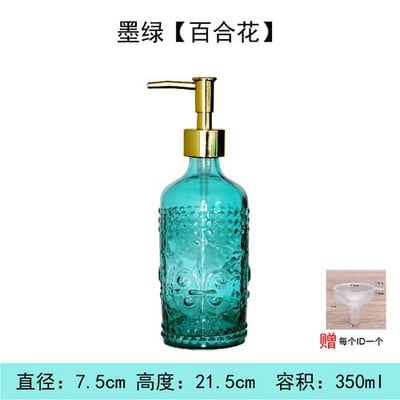 MIÉRT 1 darabos üvegpalack kézmosó folyékony emulziós szappanadagoló Retro fürdőszobai dekorációs kiegészítők