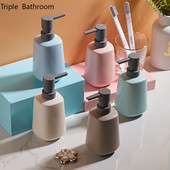 Nordic Ceramic Szilárd színű Szappanpalack Konyha Fürdőszoba Kiegészítők Sampon tusfürdő adagoló flakon csuklópánt adagoló