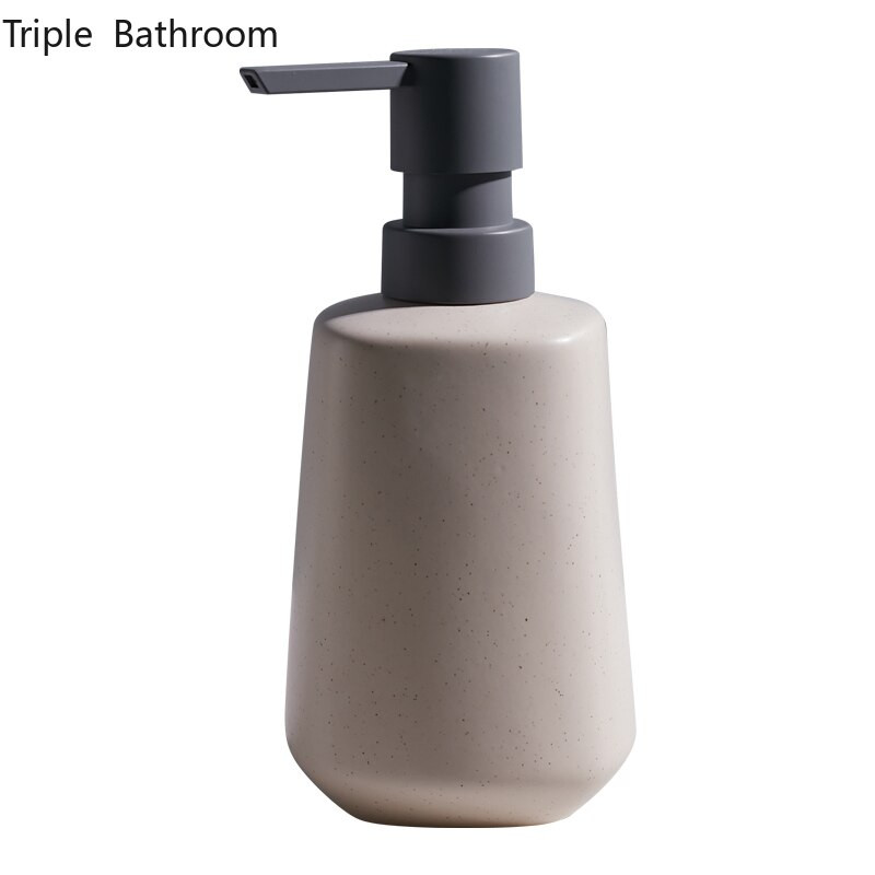 Nordic Ceramic Szilárd színű Szappanpalack Konyha Fürdőszoba Kiegészítők Sampon tusfürdő adagoló flakon csuklópánt adagoló