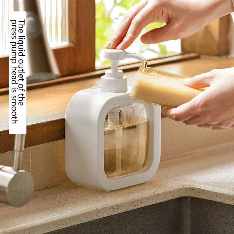 Prozirne plastične boce s pumpicom za kupaonicu Dozator sapuna za ruke Dizajn koji se može ponovno puniti za kućnu upotrebu Uklonjivo kućište na pritisak C66