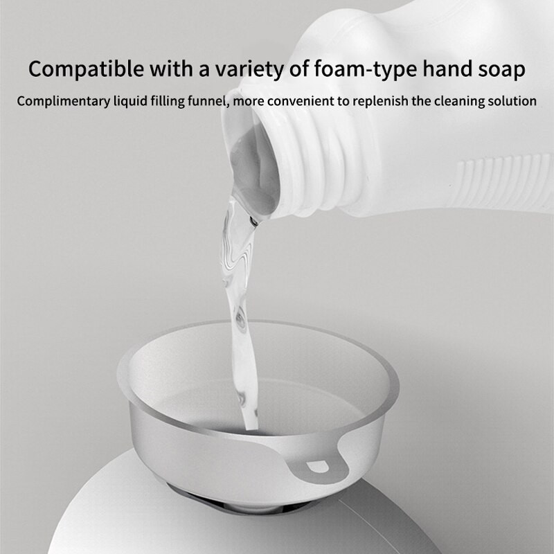 Zidni nosač Slatki automatski dozator pjenastog sapuna Kupaonski senzor bez dodira USB punjenje Pametna pjenasta perilica rublja