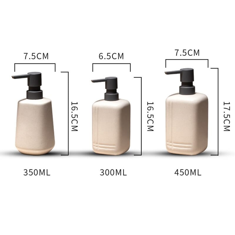 „Simple Bathroom Lotion Bottle“ viešbučio vonios kambario veido valiklis, šampūnas, rankų muilas, dušo želė losjono buteliukas, stūmimo tipo dozatorius