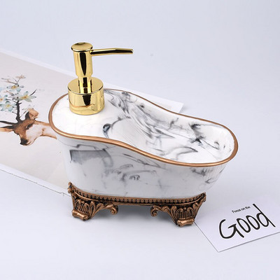 Dozatoare de săpun lichid pentru hotel în stil european, pompă, duș, sticlă de șampon, recipient pentru dezinfectant pentru mâini, accesorii pentru baie LF275