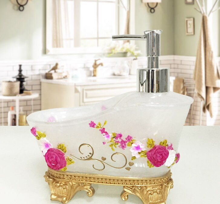 Europietiško stiliaus Pradžia Viešbutis Skysto muilo dozatoriai Siurblys Dušo Šampūnas Butelis Rankų Dezinfekavimo Priemonės Vonios Priedai LF275