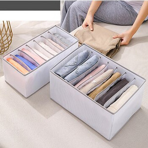 Skapja organizators Uzglabāšanas kaste Salokāma Apakšveļas Organizatori Glabāšanas sadalītāji Atvilktņu Organizators Zeķes 7 Režģu Kaste Drēbēm