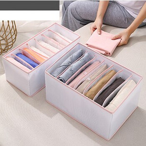 Skapja organizators Uzglabāšanas kaste Salokāma Apakšveļas Organizatori Glabāšanas sadalītāji Atvilktņu Organizators Zeķes 7 Režģu Kaste Drēbēm